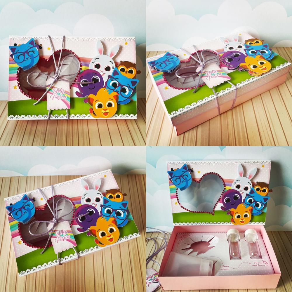 Arquivo de Corte Caixa Mini Confeiteiro Bolofofos 03 - STUDIO/PDF