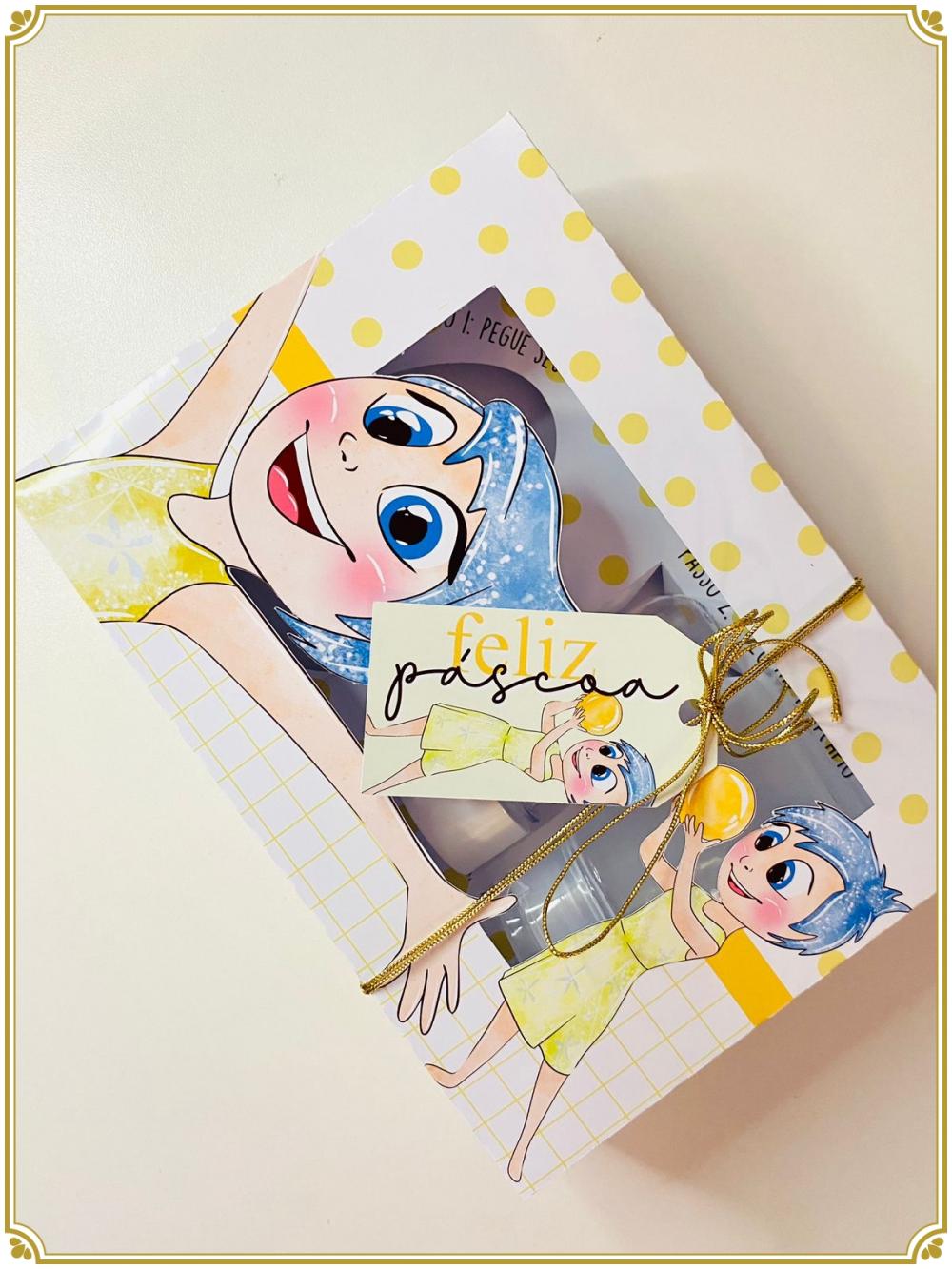 Arquivo de Corte Caixa Mini Confeiteiro Divertidamente Alegria - 