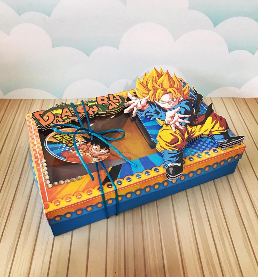 Arquivo de Corte Caixa Mini Confeiteiro Dragon Ball 01 - STUDIO/P