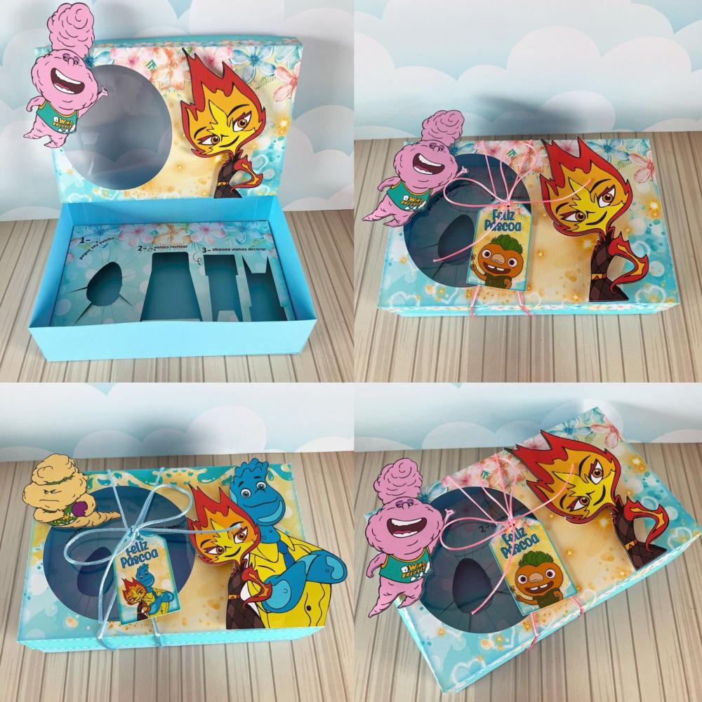 Arquivo de Corte Caixa Mini Confeiteiro Elementos 02 - STUDIO/PDF