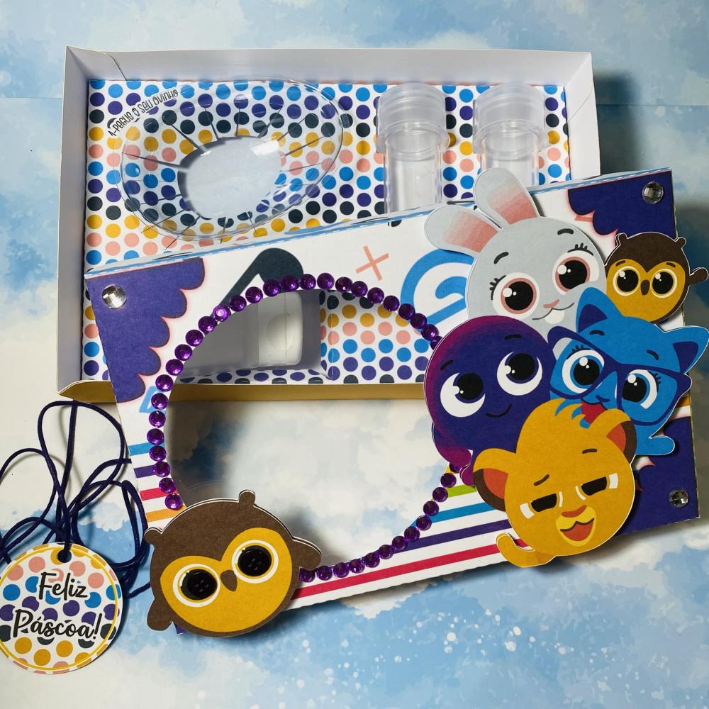 Arquivo de Corte Caixa Mini Confeiteiro Bolofofos 04 - STUDIO/PDF