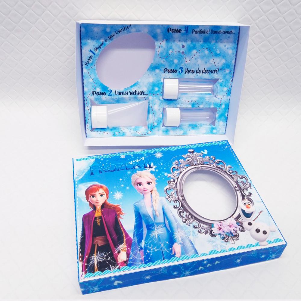 Arquivo de Corte Caixa Mini Confeiteiro Frozen 04 - STUDIO/PDF