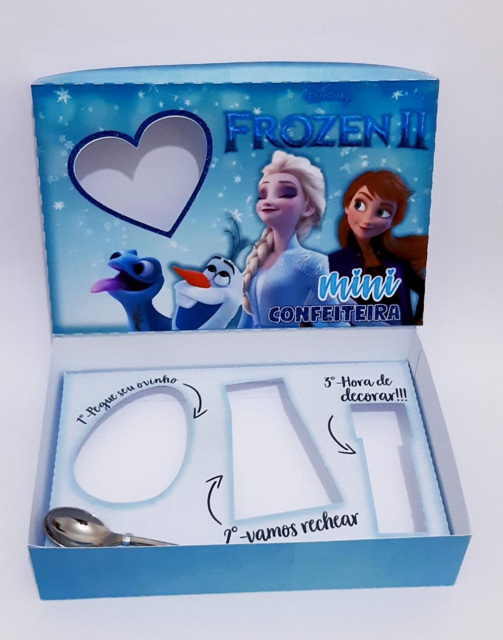 Arquivo de Corte Caixa Mini Confeiteiro Frozen 06 - STUDIO/PDF