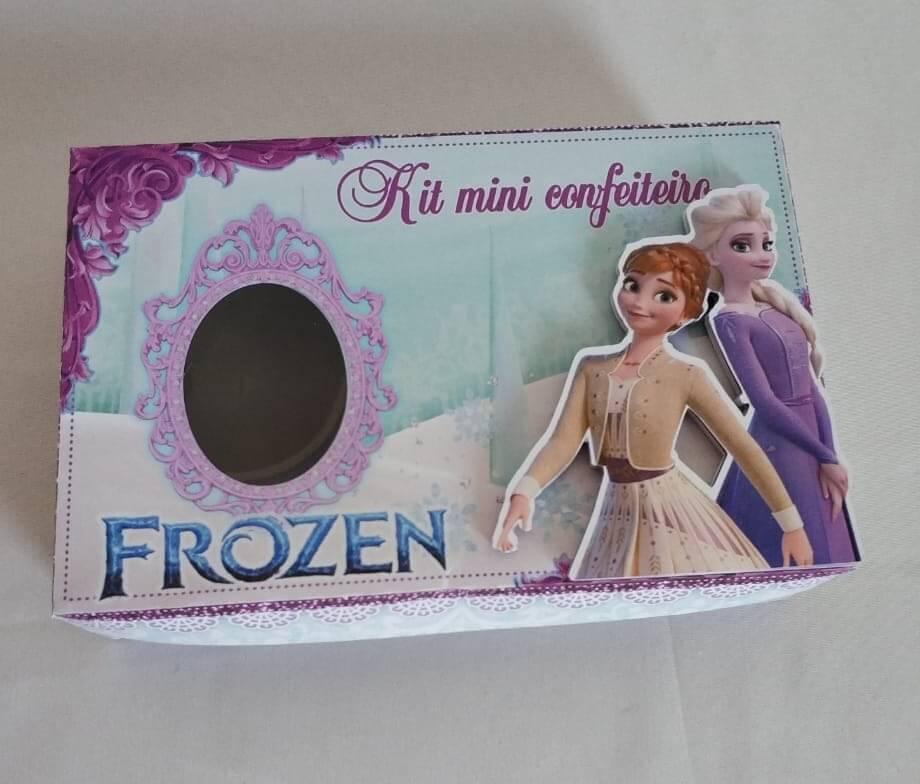 Arquivo de Corte Caixa Mini Confeiteiro Frozen 07 - STUDIO/PDF