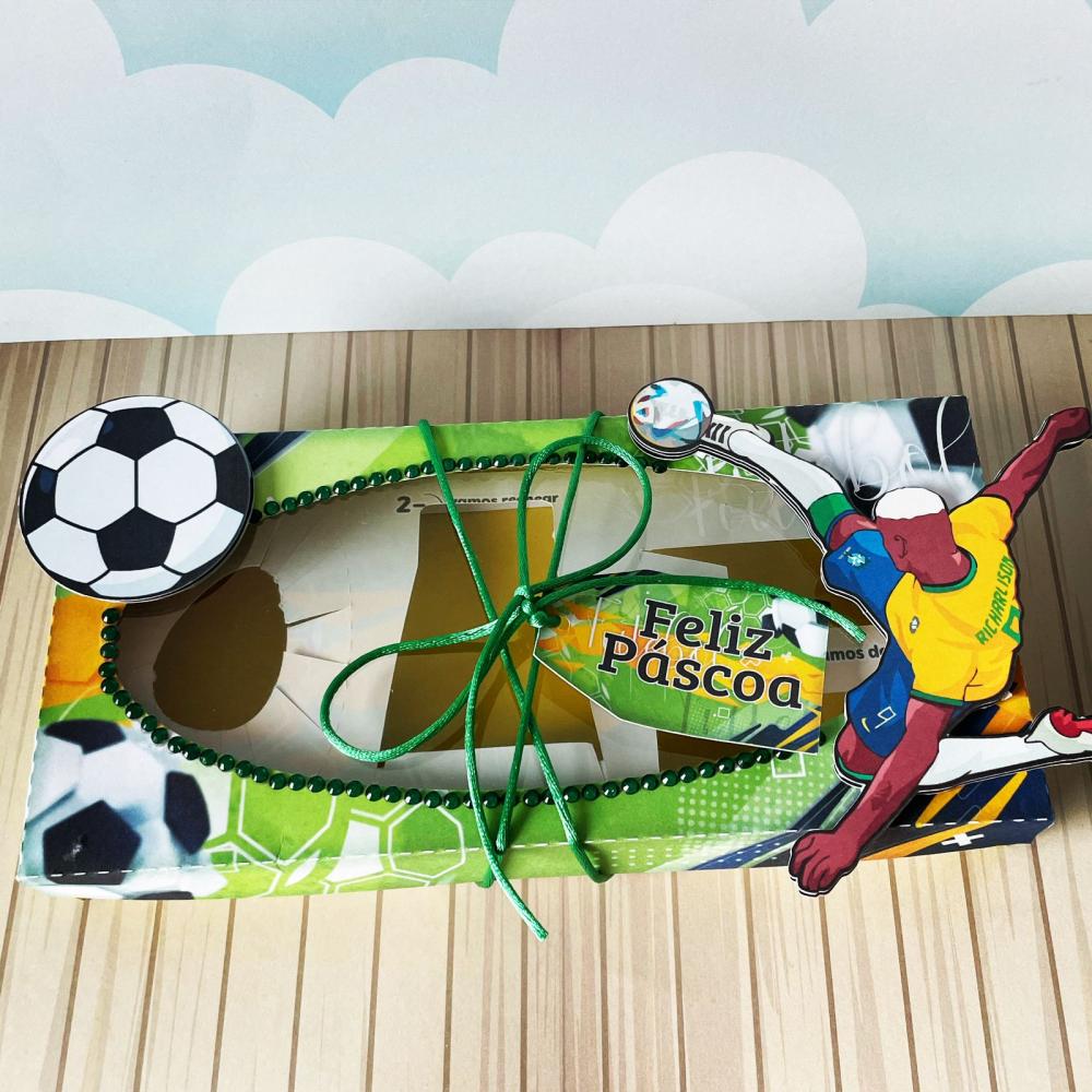 Arquivo de Corte Caixa Mini Confeiteiro Futebol 01 - STUDIO/PDF/P