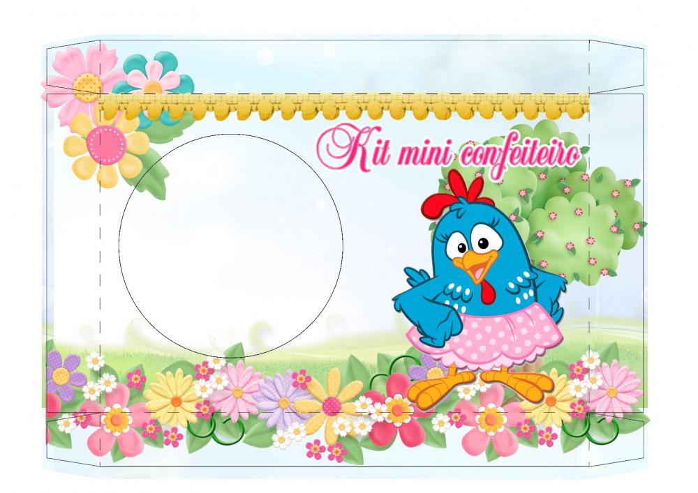 Arquivo de Corte Caixa Mini Confeiteiro Galinha Pintadinha 05 - S