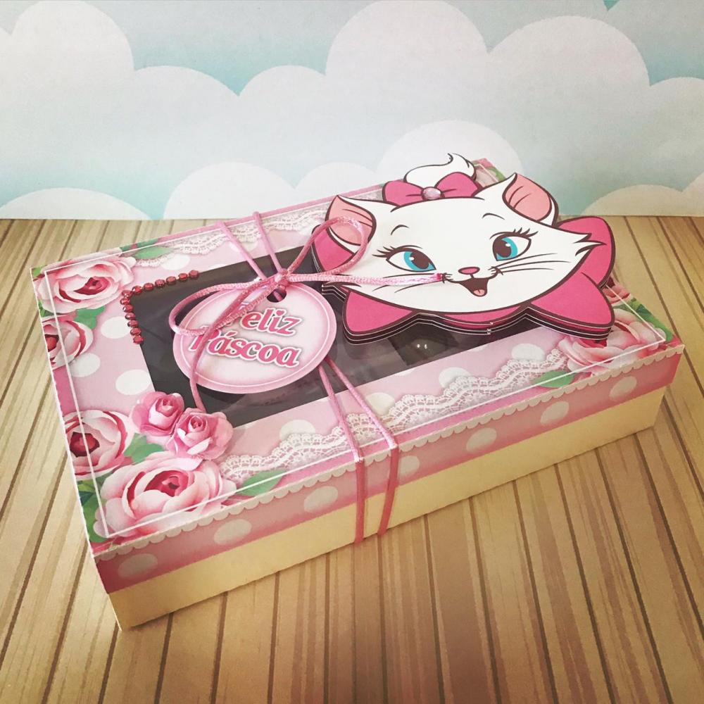 Arquivo de Corte Caixa Mini Confeiteiro Gatinha Marie 01 - STUDIO