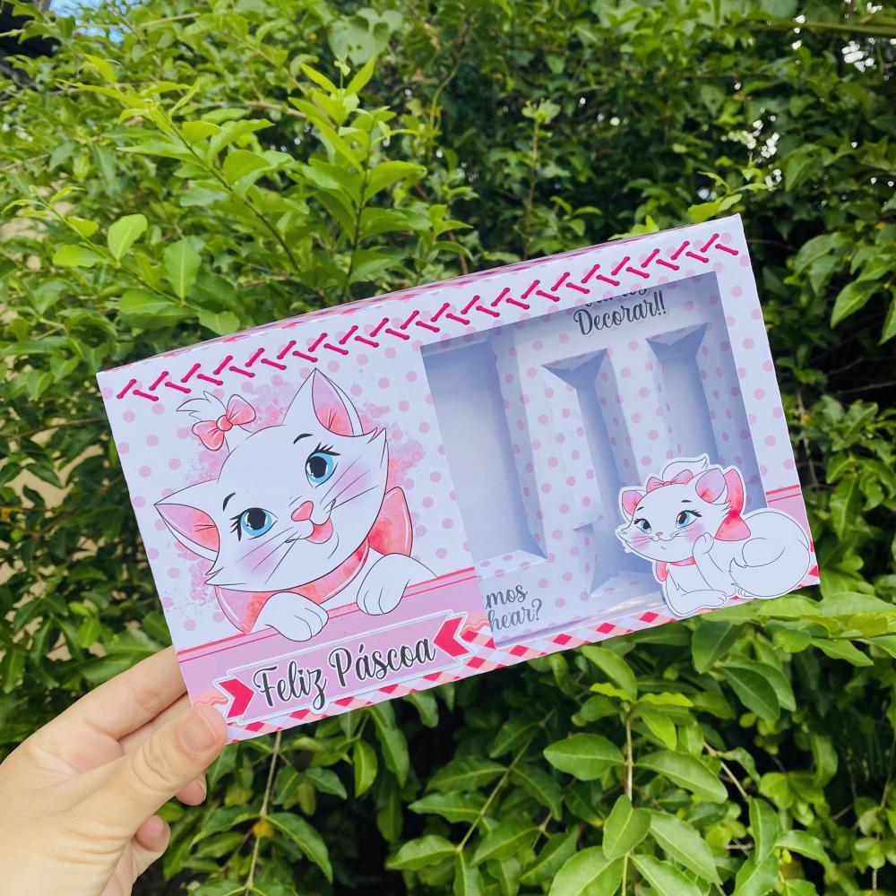 Arquivo de Corte Caixa Mini Confeiteiro Gatinha Marie 03 - STUDIO