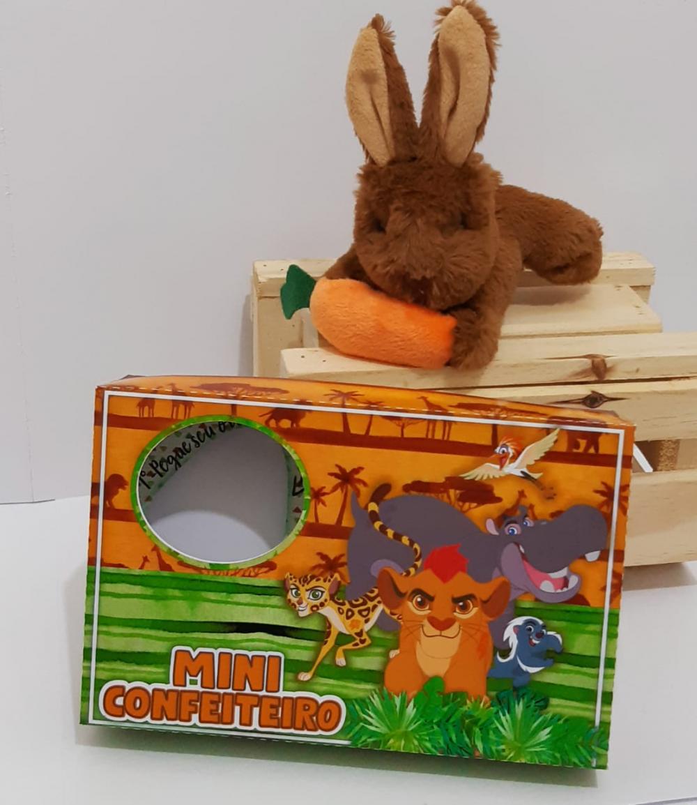 Arquivo de Corte Caixa Mini Confeiteiro Guarda do Leão 01 - STUD