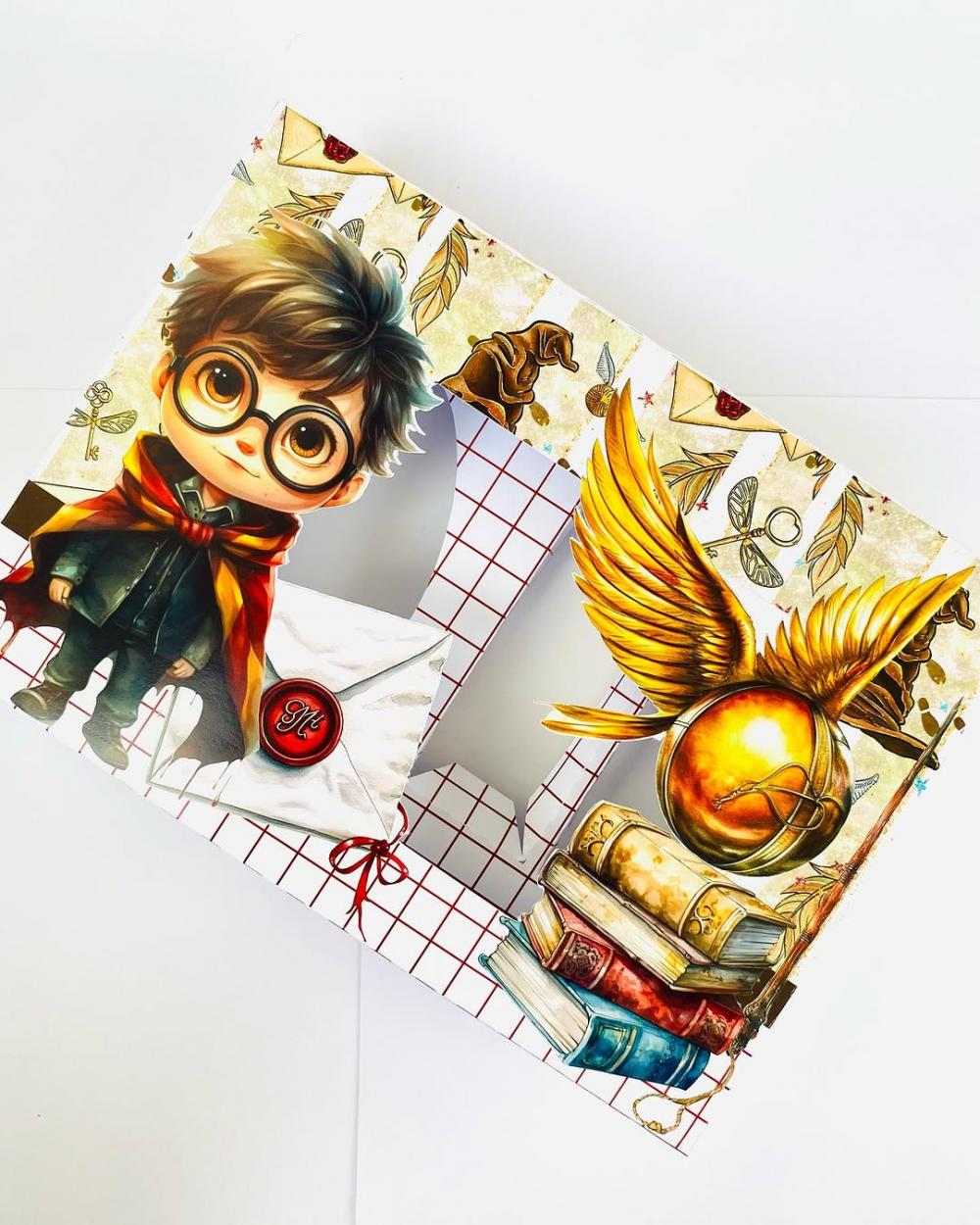 Arquivo de Corte Caixa Mini Confeiteiro Harry Potter 08 - STUDIO/