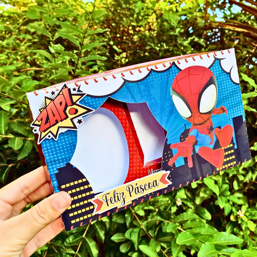 Arquivo de Corte Caixa Mini Confeiteiro Homem Aranha 12 - STUDIO/