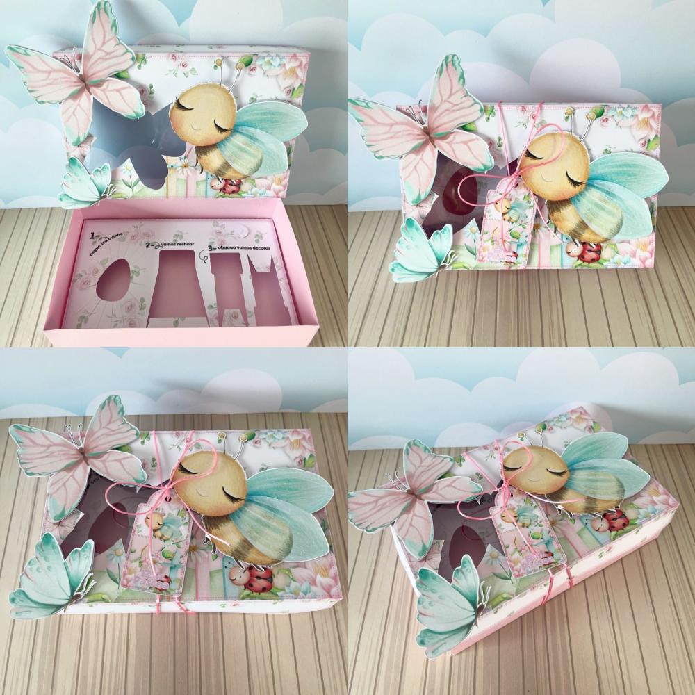 Arquivo de Corte Caixa Mini Confeiteiro Jardim Encantado 01 - STU