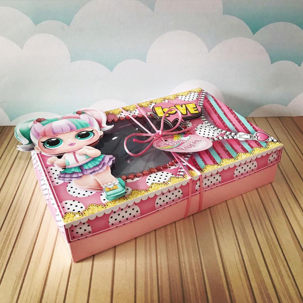 Arquivo de Corte Caixa Mini Confeiteiro LOL 01 - STUDIO/PDF/PNG