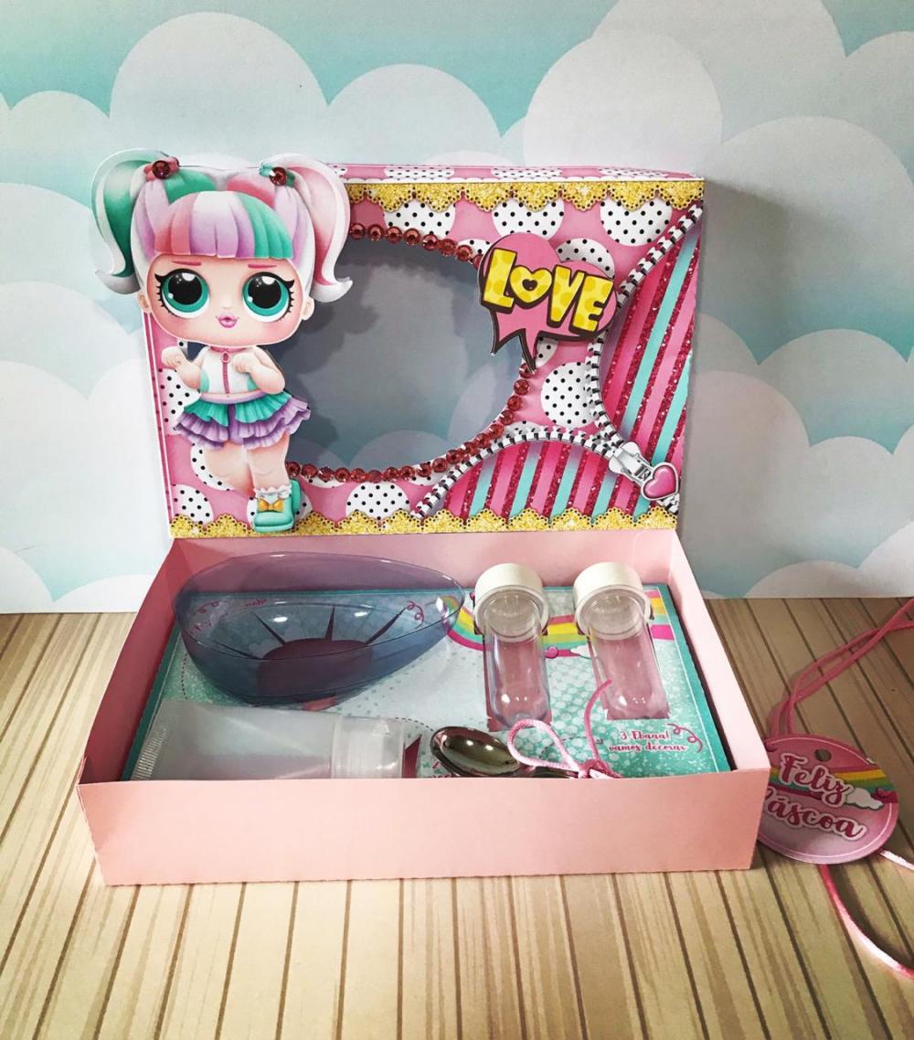 Arquivo de Corte Caixa Mini Confeiteiro LOL 01 - STUDIO/PDF/PNG