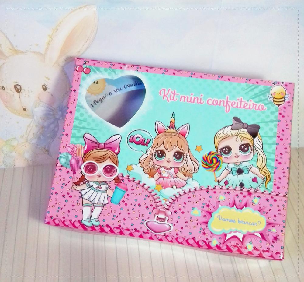 Arquivo de Corte Caixa Mini Confeiteiro LOL 03 - STUDIO/PDF/JPG