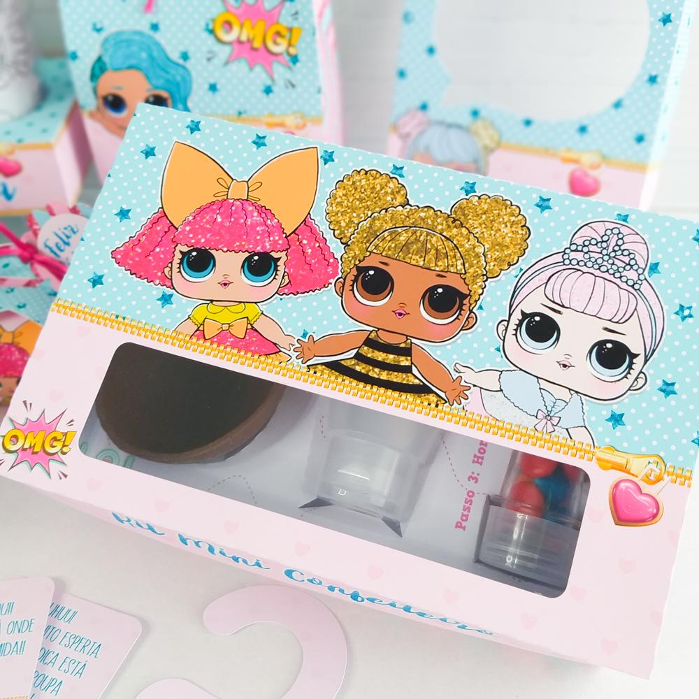 Arquivo de Corte Caixa Mini Confeiteiro LOL 13 - STUDIO/PDF