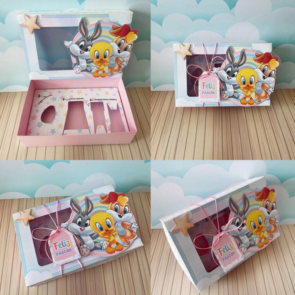 Arquivo de Corte Caixa Mini Confeiteiro Looney Tunes - STUDIO/PDF