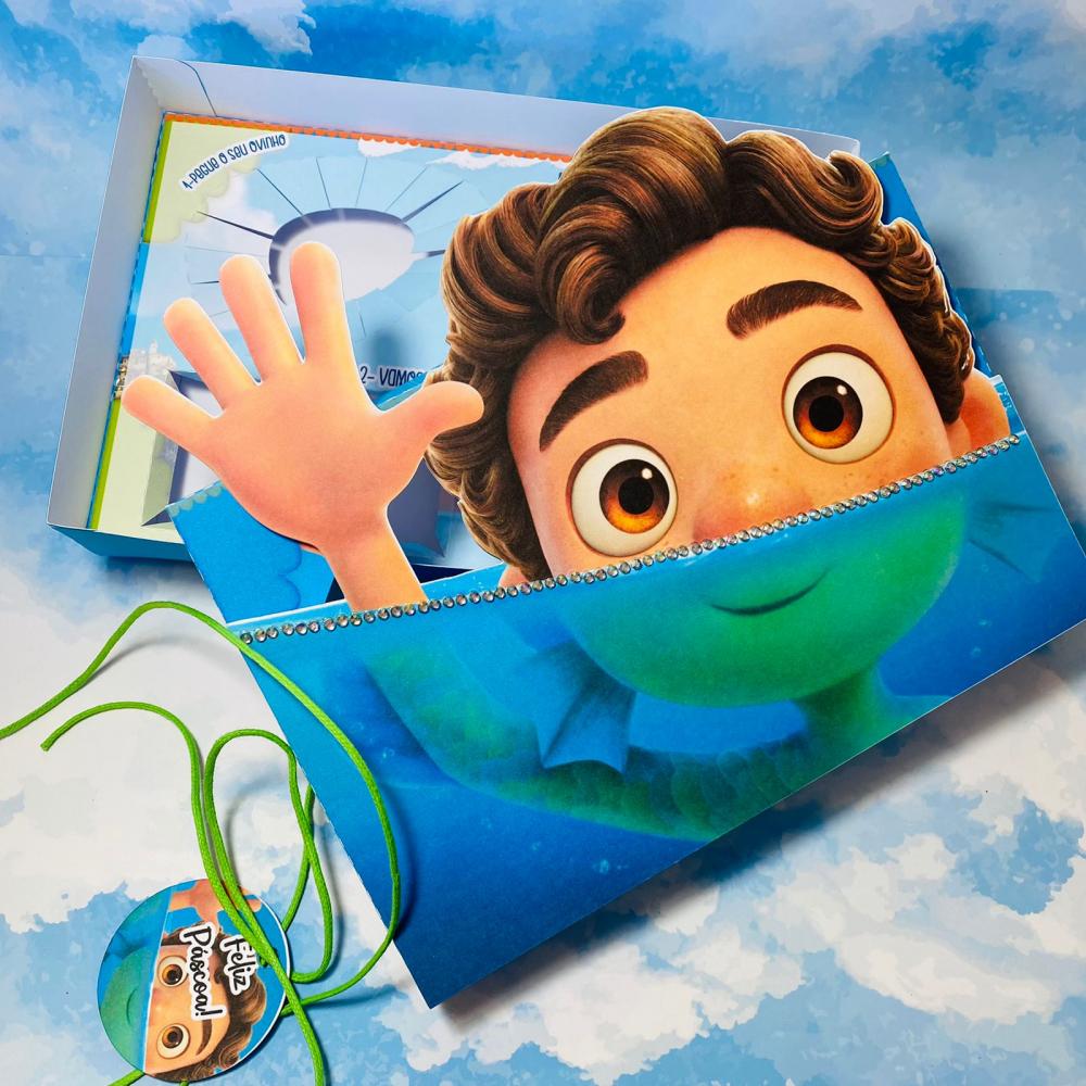 Arquivo de Corte Caixa Mini Confeiteiro Luca 02 - STUDIO/PDF/PNG