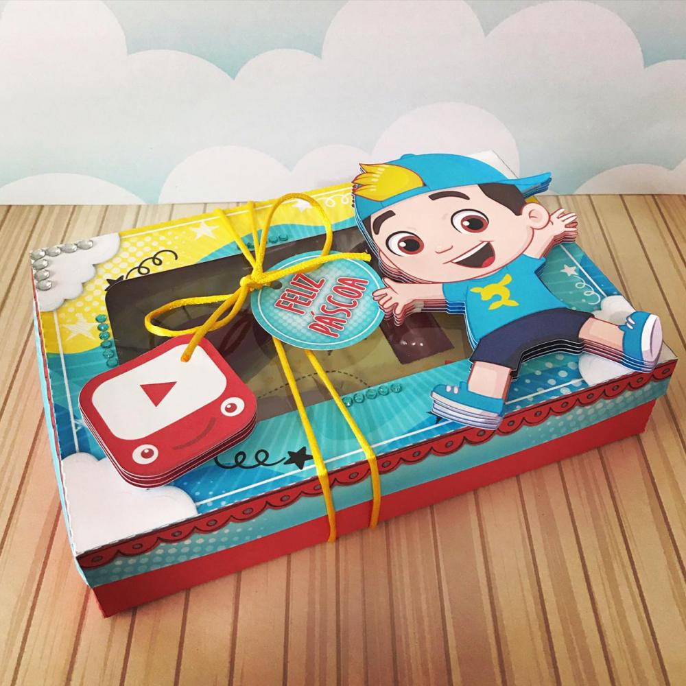 Arquivo de Corte Caixa Mini Confeiteiro Luccas Neto 01 - STUDIO/P