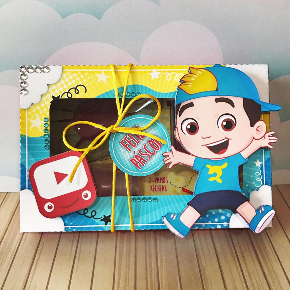 Arquivo de Corte Caixa Mini Confeiteiro Luccas Neto 01 - STUDIO/P