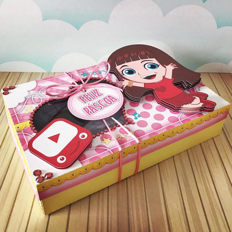 Arquivo de Corte Caixa Mini Confeiteiro Luccas Neto 02 Menina - S