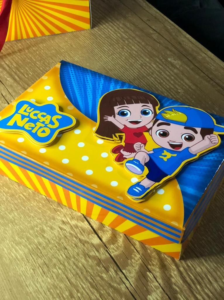 Arquivo de Corte Caixa Mini Confeiteiro Luccas Neto 07 - STUDIO/P