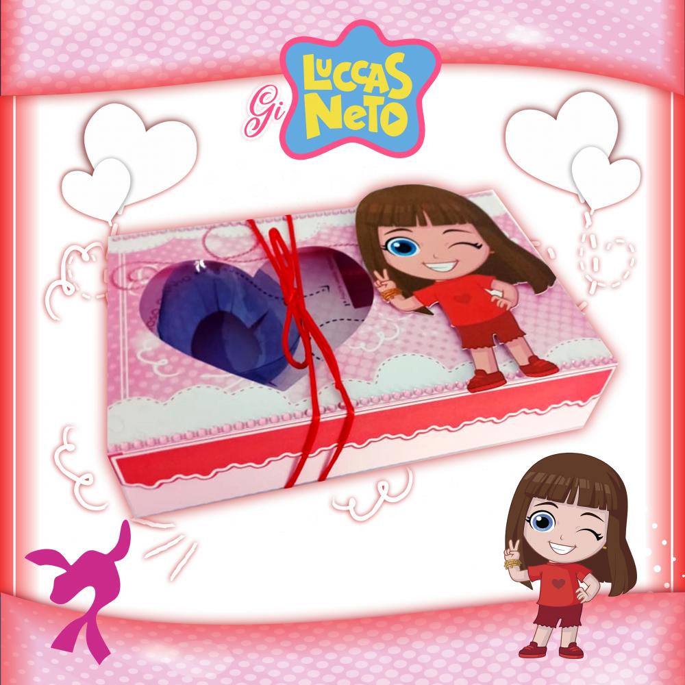 Arquivo de Corte Caixa Mini Confeiteiro Luccas Neto 14 Menina - S