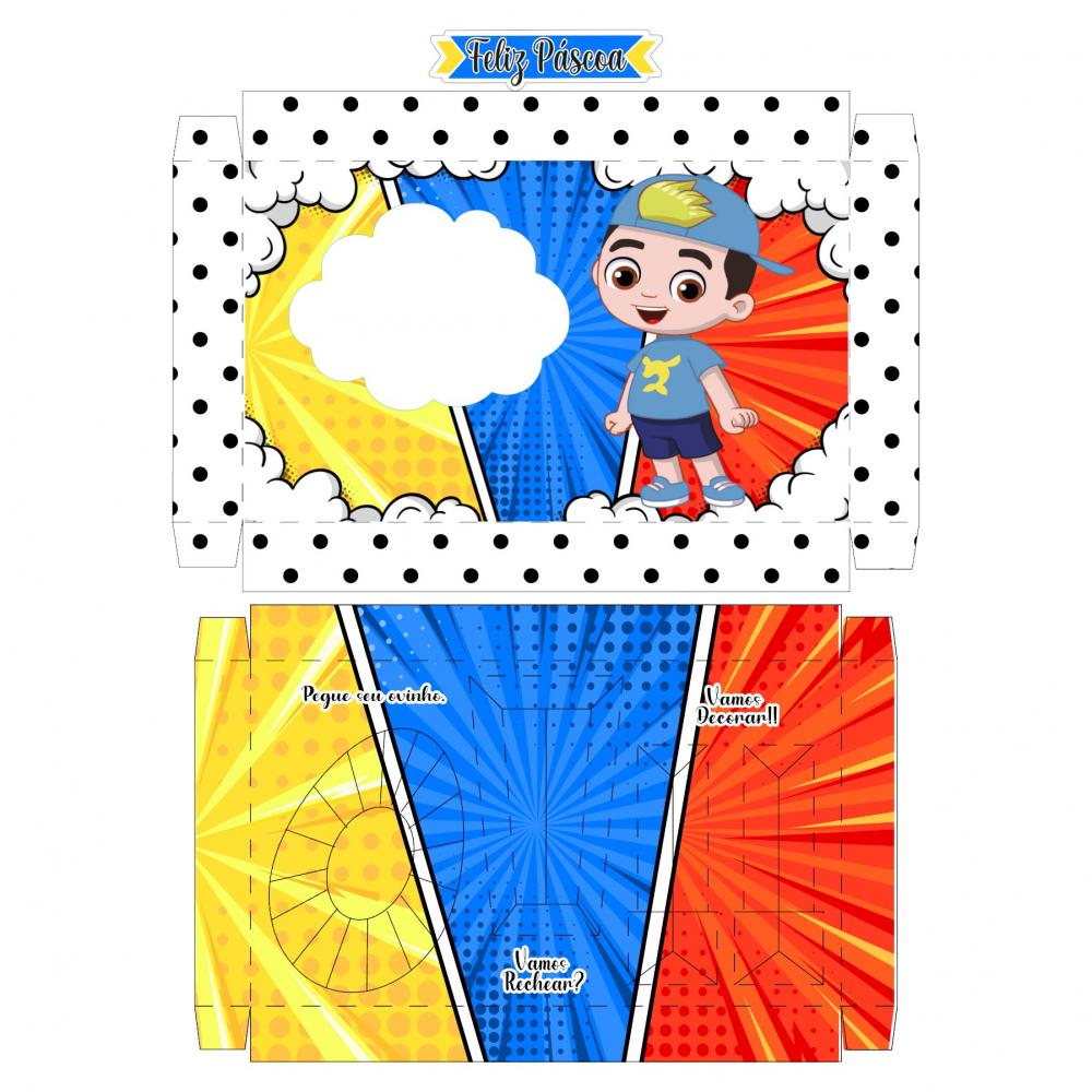 Arquivo de Corte Caixa Mini Confeiteiro Luccas Neto 15 - STUDIO/P