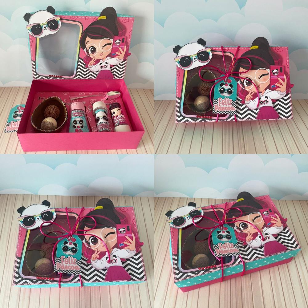 Arquivo de Corte Caixa Mini Confeiteiro Luluca 01 - STUDIO/PDF/PN