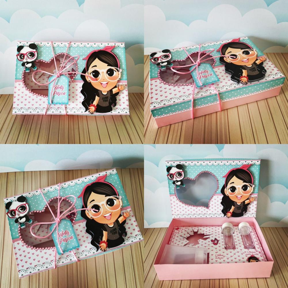 Arquivo de Corte Caixa Mini Confeiteiro Luluca 02 - STUDIO/PDF/PN