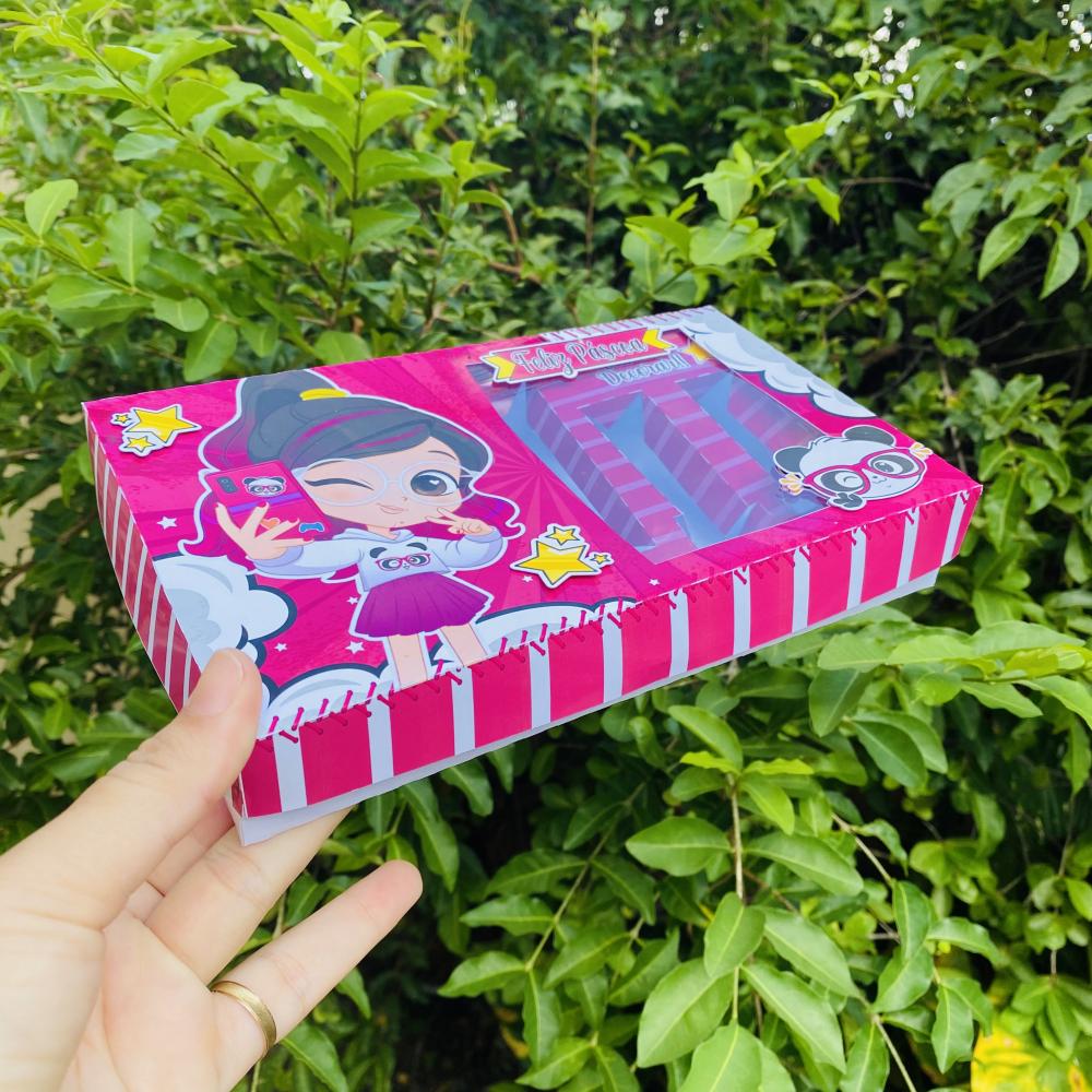 Arquivo de Corte Caixa Mini Confeiteiro Luluca 03 - STUDIO/PDF