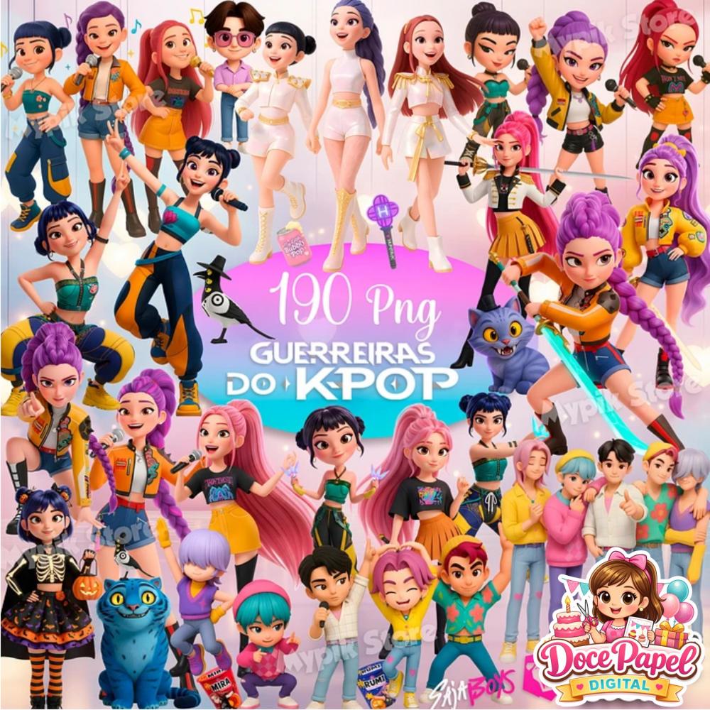 Kit Digital Png Guerreiras do K-Pop 02