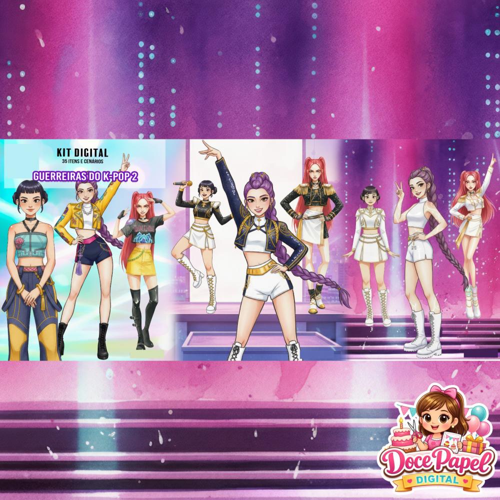 Kit Digital Png Guerreiras do K-Pop 04