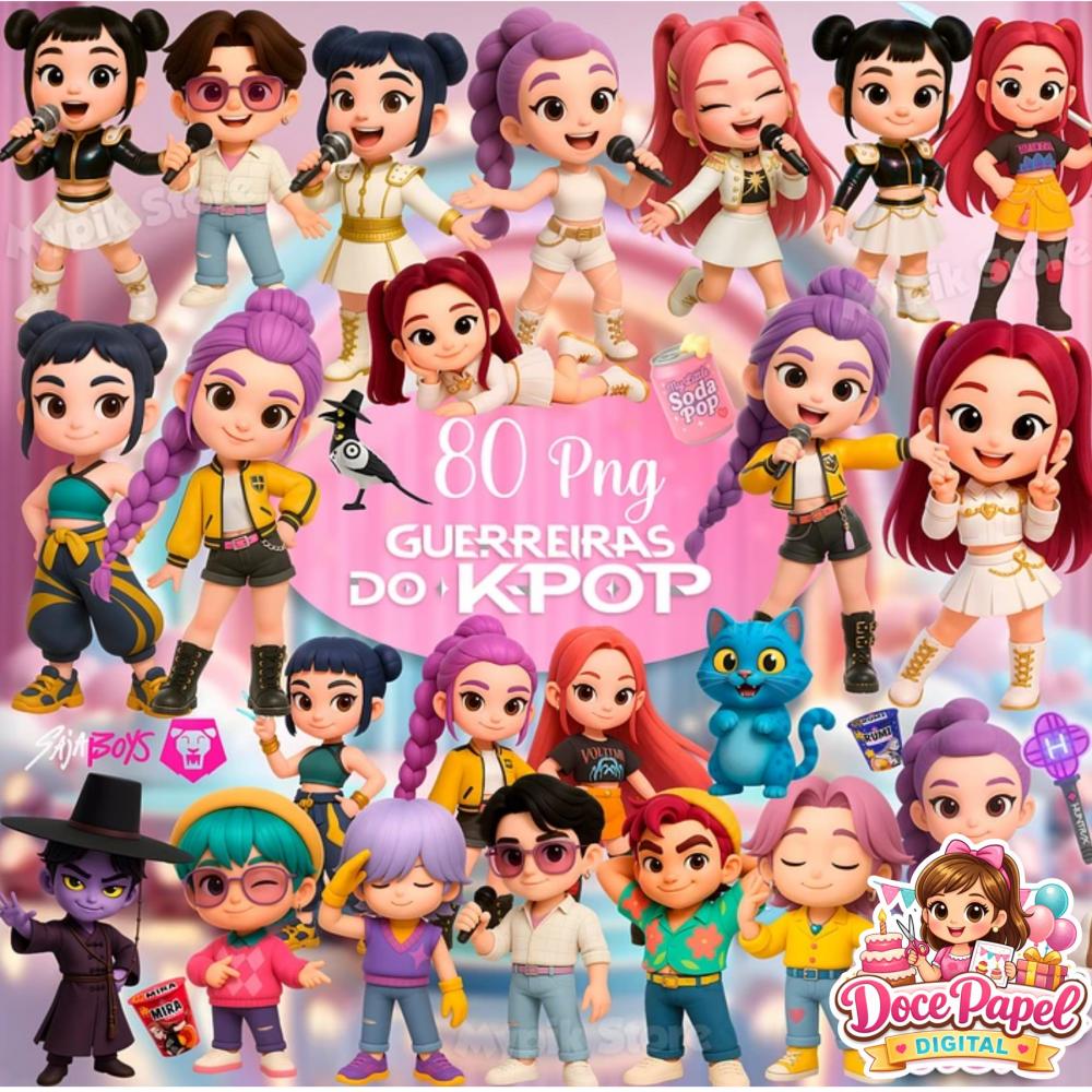 Kit Digital Png Guerreiras do K-Pop 05
