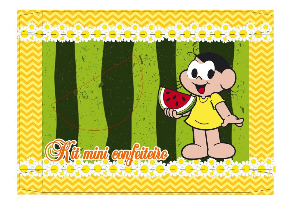 Arquivo de Corte Caixa Mini Confeiteiro Magali 02 - STUDIO/PDF
