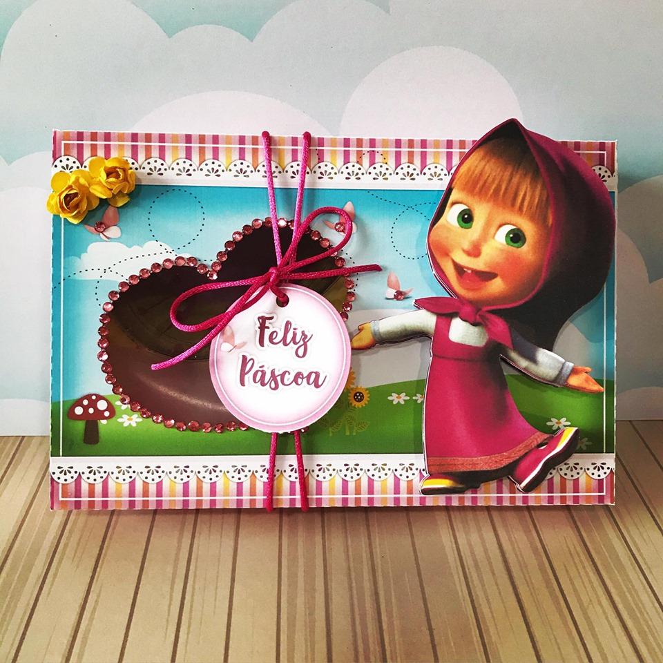 Arquivo de Corte Caixa Mini Confeiteiro Masha e o Urso 01 - STUDI