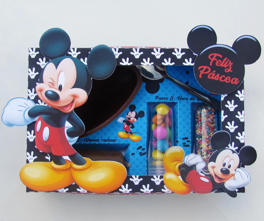 Arquivo de Corte Caixa Mini Confeiteiro Mickey 07 - STUDIO/PDF