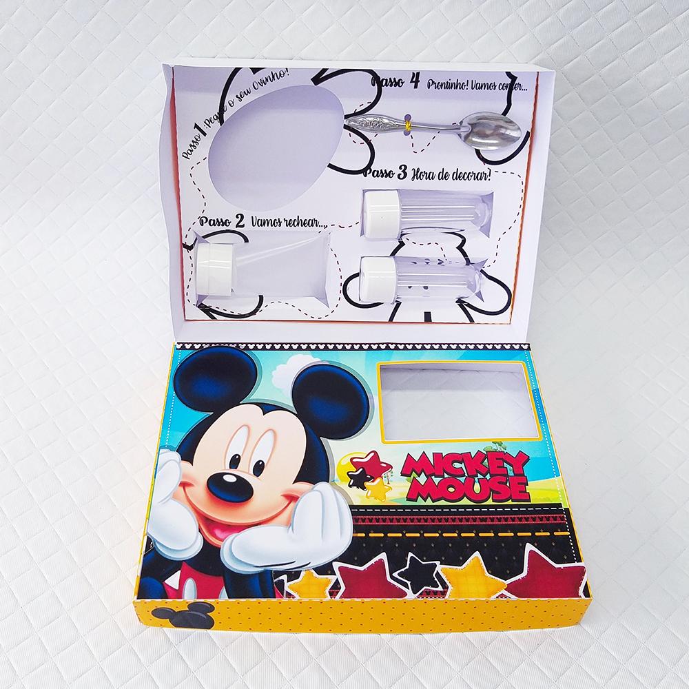 Arquivo de Corte Caixa Mini Confeiteiro Mickey 08 - STUDIO/PDF