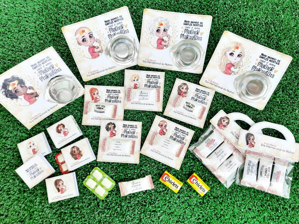 Arquivo de Corte KIT Dia da Mulher 15 - STUDIO/PDF