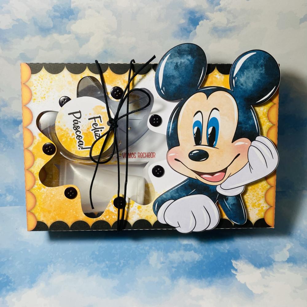Arquivo de Corte Caixa Mini Confeiteiro Mickey 17 - STUDIO/PDF/PN