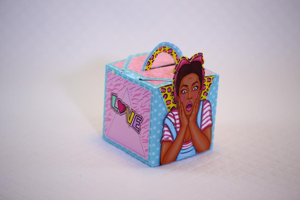 Arquivo de Corte Caixa Bolo de Pote Dia da Mulher - STUDIO/PDF