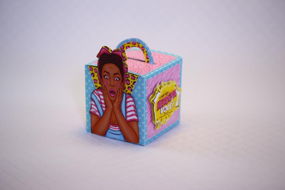 Arquivo de Corte Caixa Bolo de Pote Dia da Mulher - STUDIO/PDF