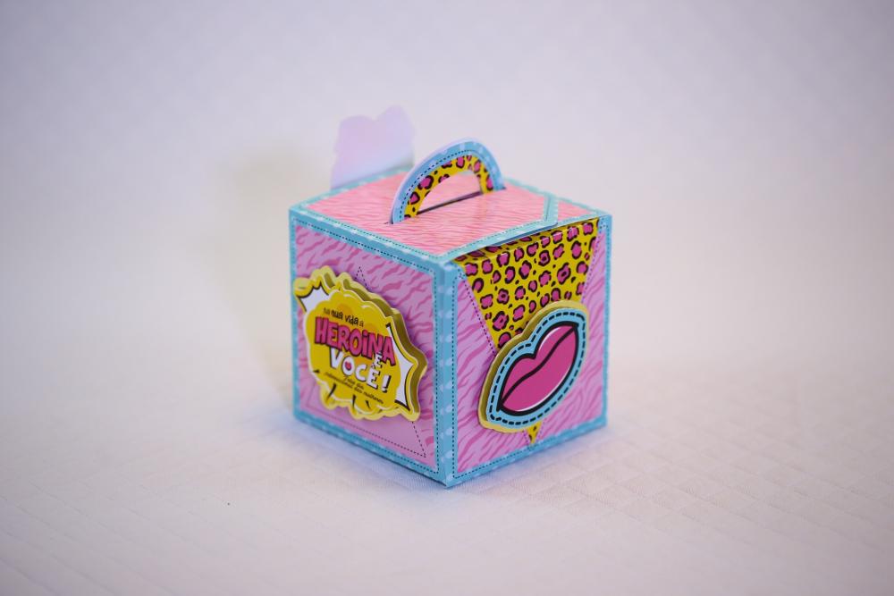 Arquivo de Corte Caixa Bolo de Pote Dia da Mulher - STUDIO/PDF