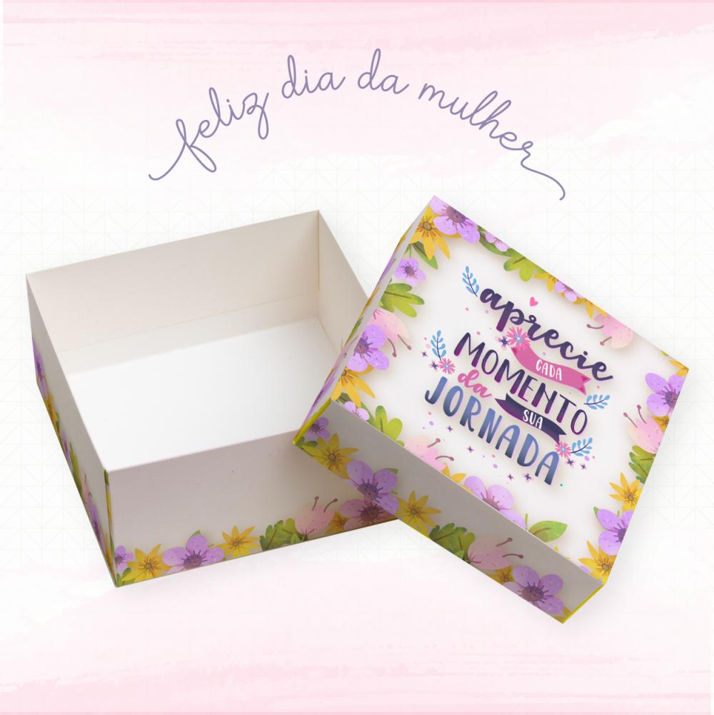 Arquivo de Corte Kit Caixa 4 Doces Dia da Mulher - STUDIO/PDF