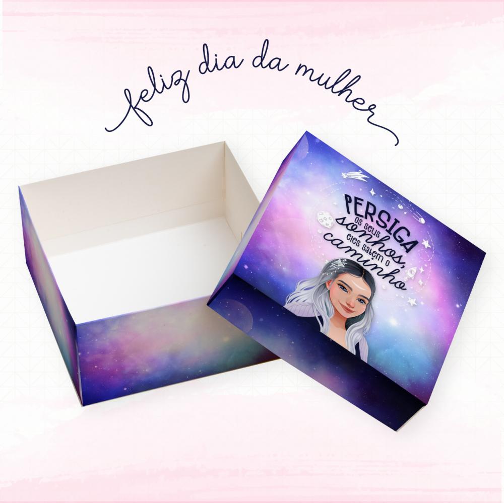 Arquivo de Corte Kit Caixa 4 Doces Dia da Mulher - STUDIO/PDF
