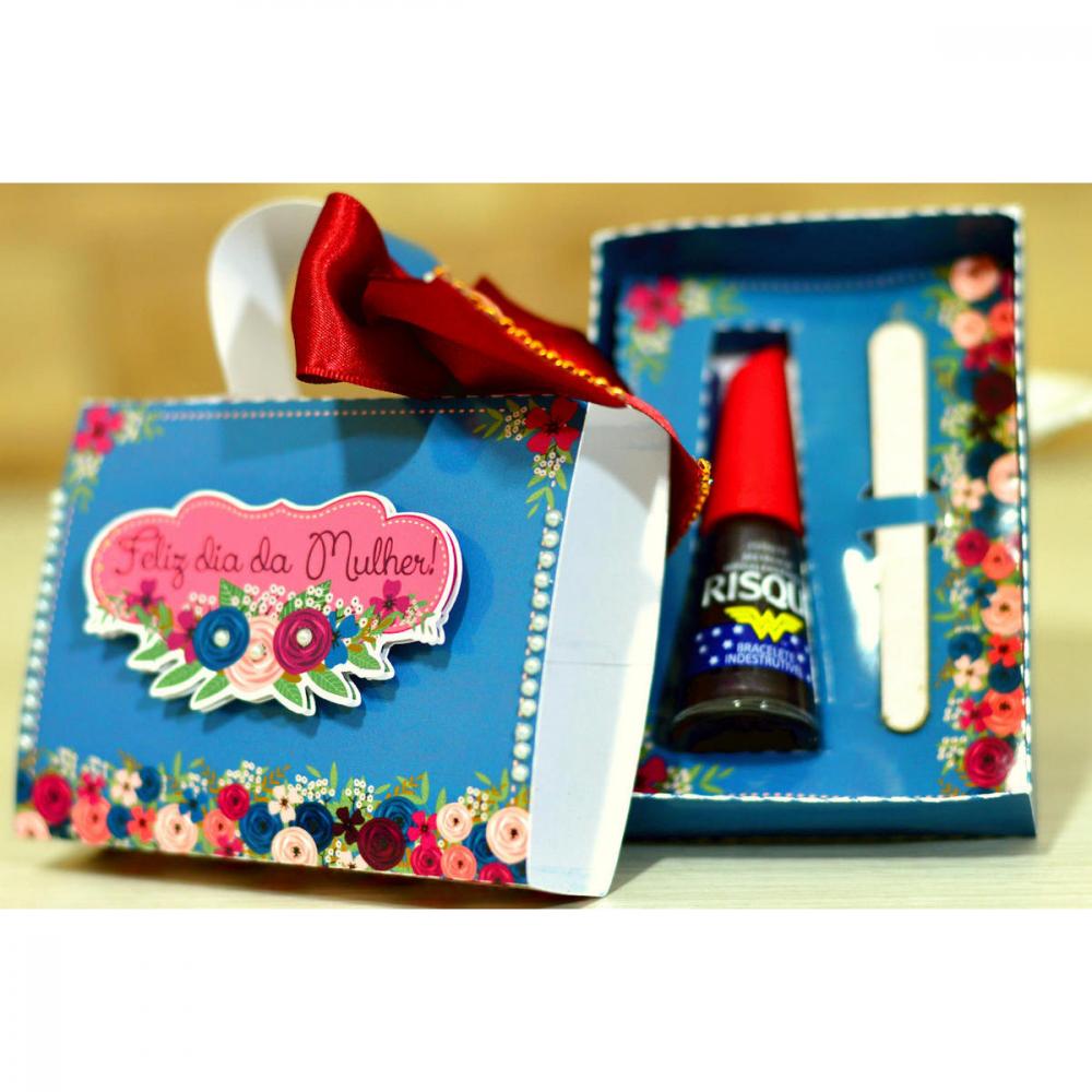 Arquivo de Corte Caixa Esmalte e Lixa 06 Dia da Mulher - STUDIO/P