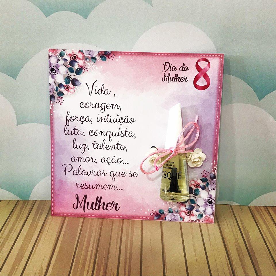 Arquivo de Corte Cartão Esmalte 01 Dia da Mulher - STUDIO/PDF