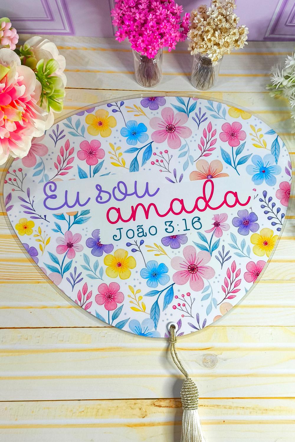 Arquivo de Corte Leque Dia da Mulher - DXF/PNG
