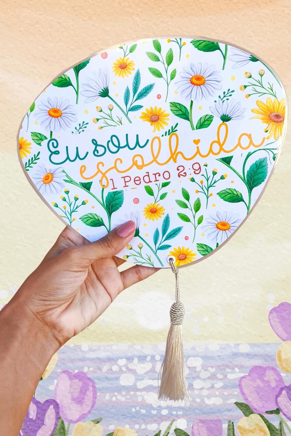 Arquivo de Corte Leque Dia da Mulher - DXF/PNG