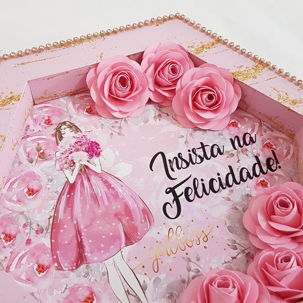 Arquivo de Corte Quadro Decorativo Dia da Mulher - STUDIO/PDF